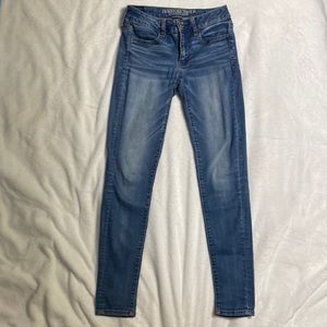 American eagle size 2 regular super stretch jeggings